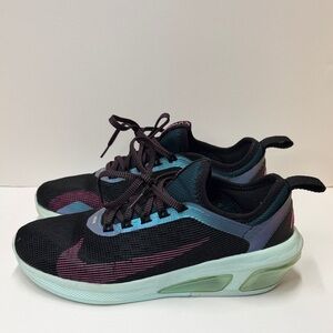 Nike Woman's Air Max Fly 'Black Fuchsia Teal' Running Shoes AT2505-001